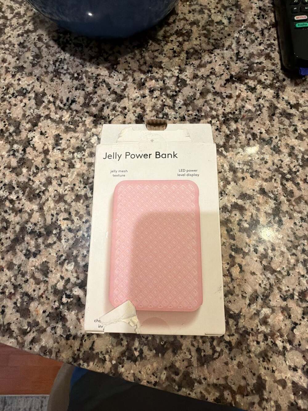 Heyday 5000 mAh Jelly Power Bank Pink